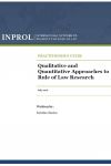 Qualitative and Quantitative Approaches to Rule of Law Research